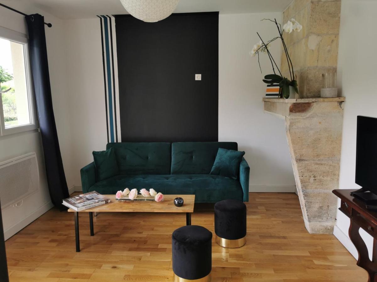 Jolie Villa Avec Piscine Dans Le St Emilionnais Sainte-Terre Exteriér fotografie