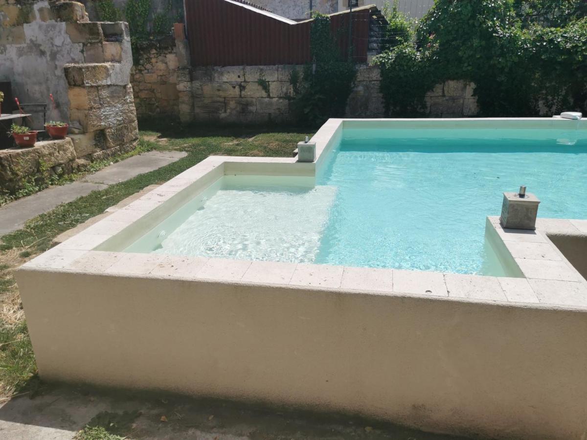 Jolie Villa Avec Piscine Dans Le St Emilionnais Sainte-Terre Exteriér fotografie